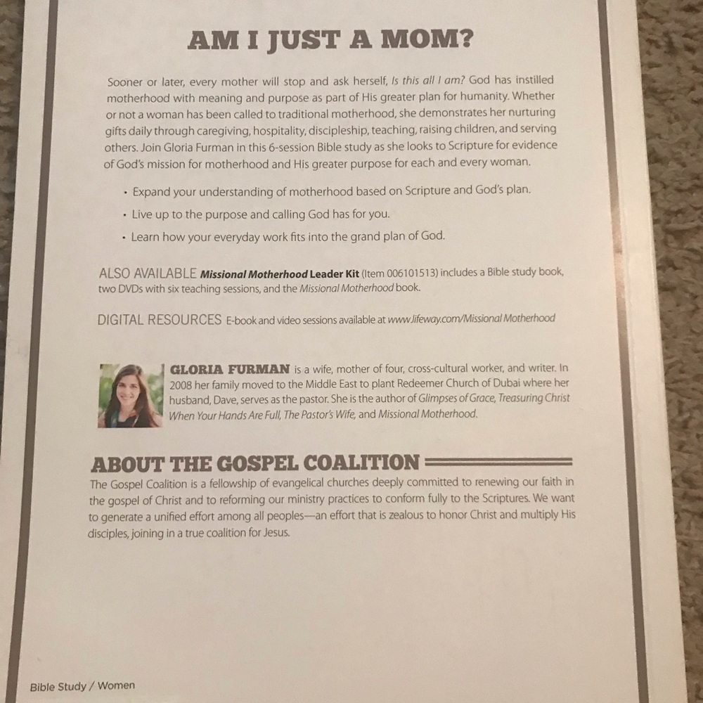Missional Motherhood Gloria Furman Bible Study Book - Picture 6 of 6